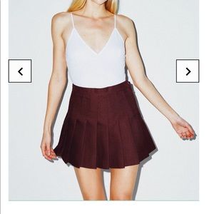 AMERICAN APPAREL TENNIS SKIRT (SIZE LARGE)